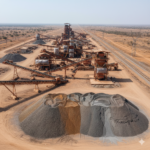 African mining site with unfinished mineral processing infrastructure highlighting execution risks